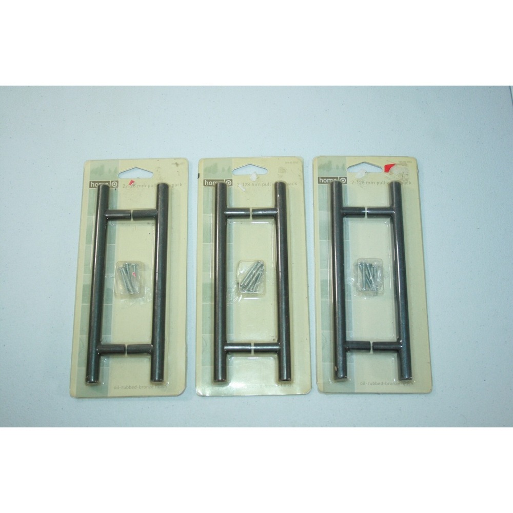 Lot of 6 Oil-Rubbed Bronze Finish‎ Drawer Cabinet Pull Bar 128mm NEW